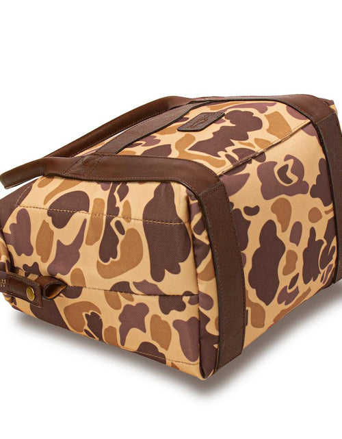 Load image into Gallery viewer, White Wing Waxed Canvas Cooler by Mission Mercantile Leather Goods
