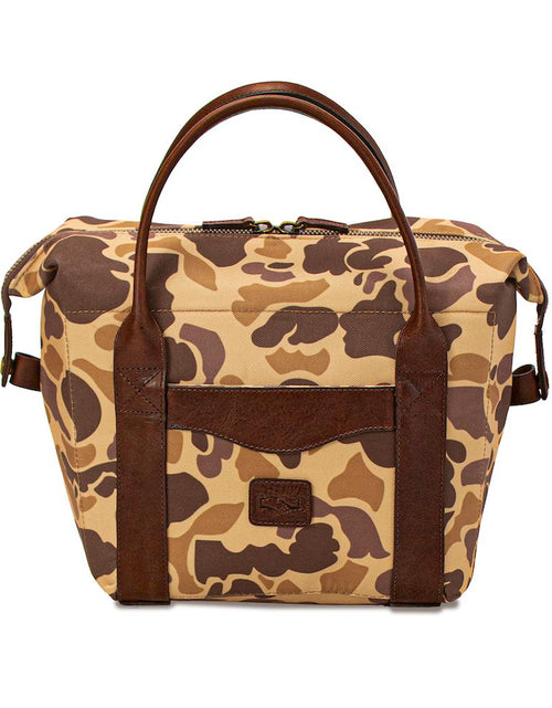 Load image into Gallery viewer, White Wing Waxed Canvas Cooler by Mission Mercantile Leather Goods
