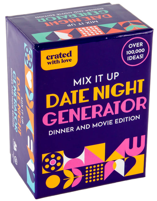 Load image into Gallery viewer, Mix It Up Date Night Generator: Dinner and a Movie Edition by Crated with Love
