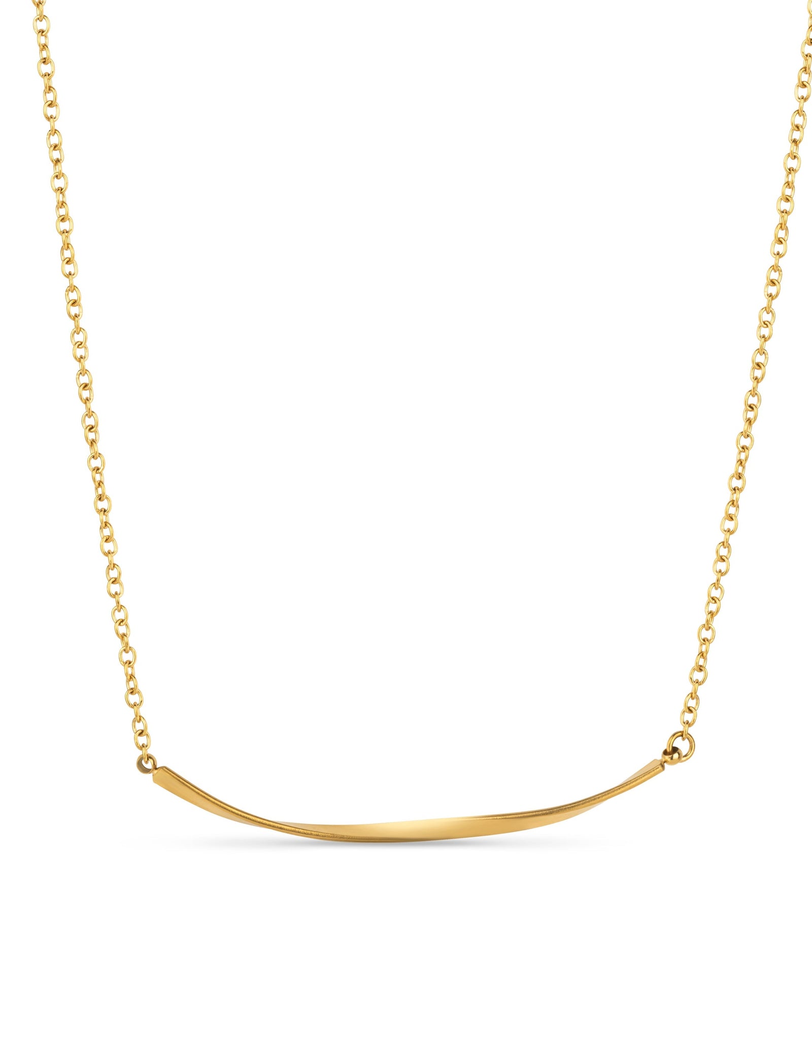 Arvo Mobius Bar Necklace - Gold by Arvo