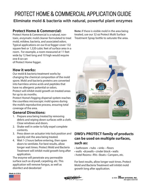 Load image into Gallery viewer, DWD2 Protect™ Home &amp; Commercial Mold-Odor Treatment Plant-Based Malodor Remover Fogger by The DWD2 System, Inc.
