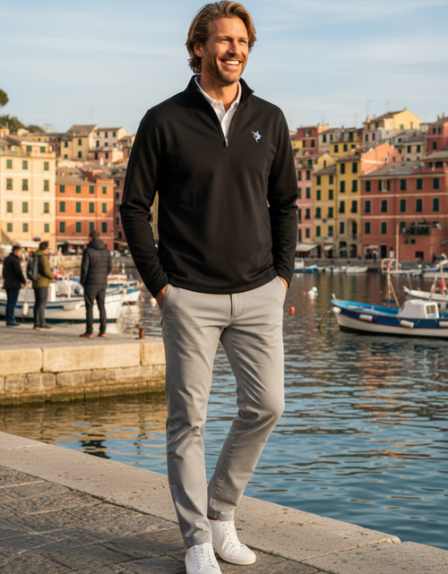 Load image into Gallery viewer, Montauk Quarter Zip Midweight Comfort
