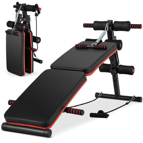 Load image into Gallery viewer, Multifunctional Sit up Bench 4 Position Adjustable Metal Workout Bench
