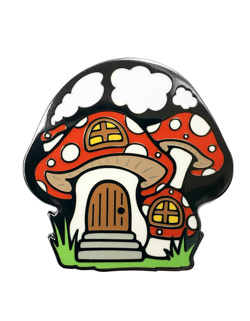 Load image into Gallery viewer, Mushroom House Golf Ball Marker by Kolorspun
