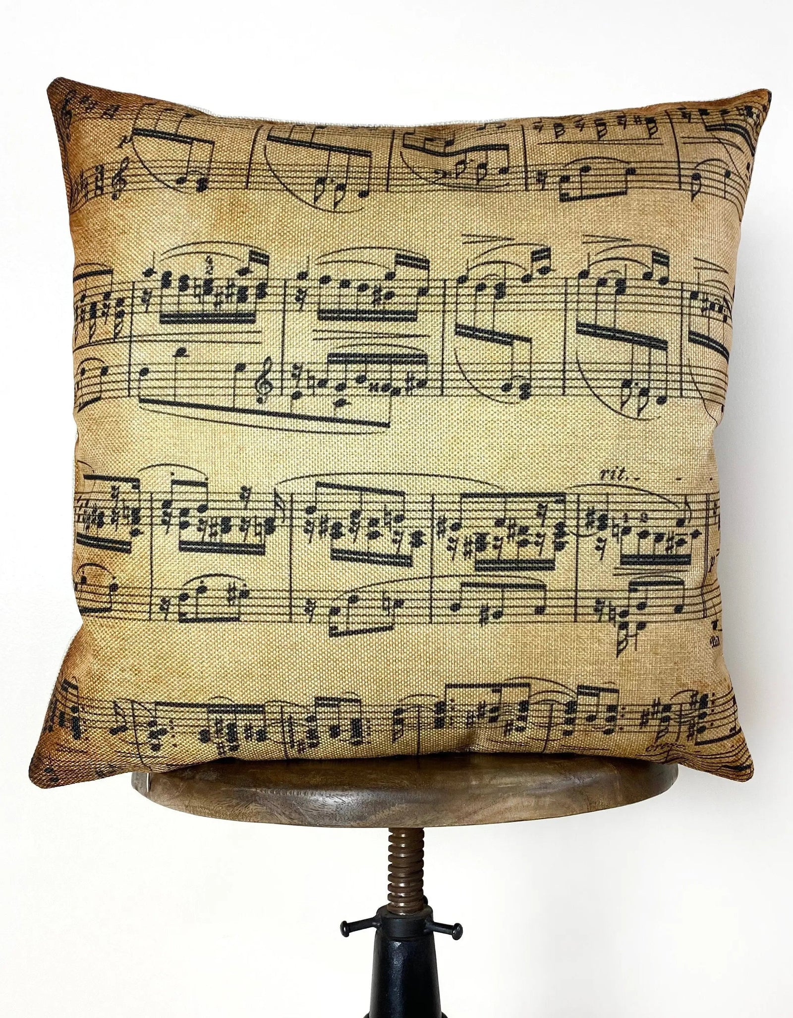 Music Notes | Sheet Music | Music Lover | Pillow Cover | Home Decor | Throw Pillow | Musician  | Music decor | Music Gifts by UniikPillows