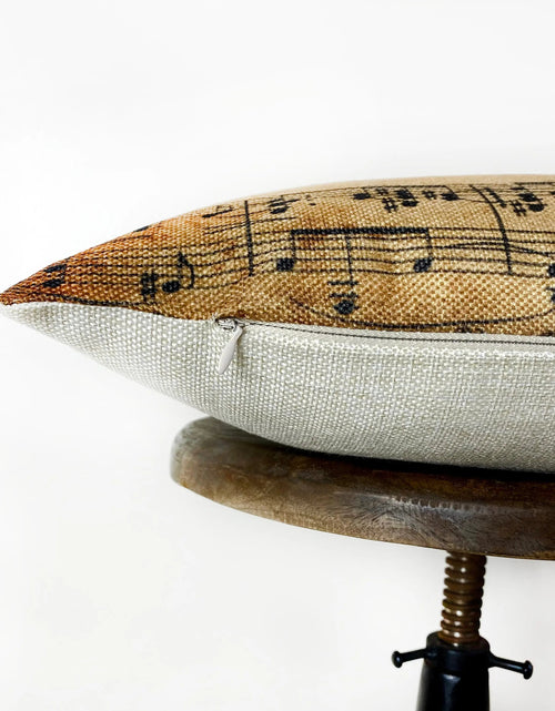 Load image into Gallery viewer, Music Notes | Sheet Music | Music Lover | Pillow Cover | Home Decor | Throw Pillow | Musician  | Music decor | Music Gifts by UniikPillows
