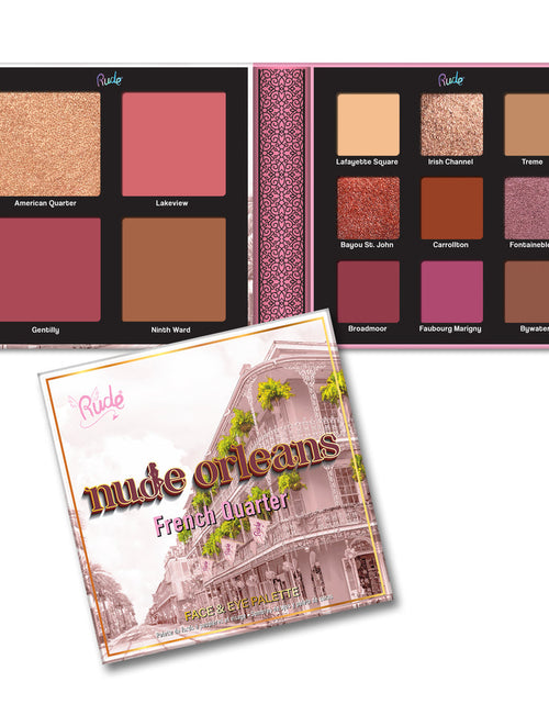 Load image into Gallery viewer, RUDE Nude Orleans Face &amp; Eye Palette
