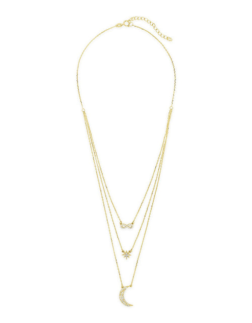 Load image into Gallery viewer, CZ Celestial Infinity Necklace by Sterling Forever
