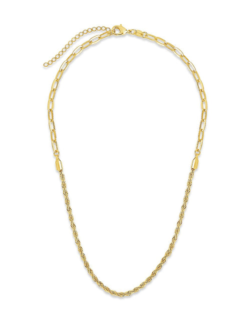 Load image into Gallery viewer, Rope Twist Chain Necklace by Sterling Forever
