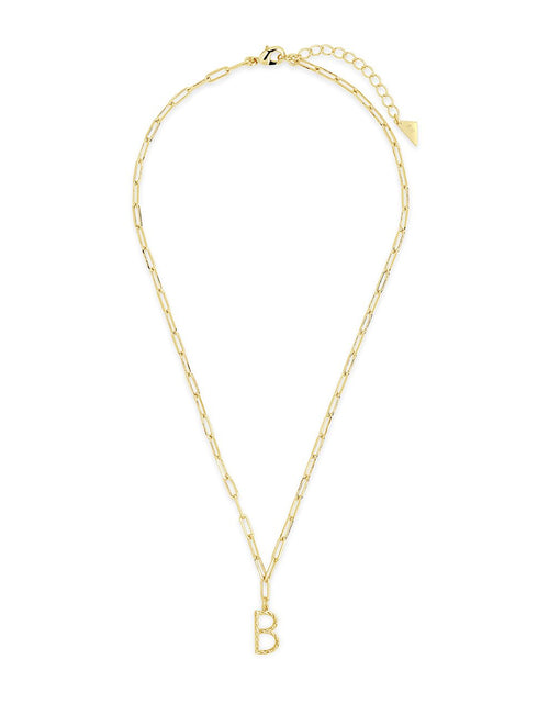 Load image into Gallery viewer, Braided Initial Pendant Necklace by Sterling Forever
