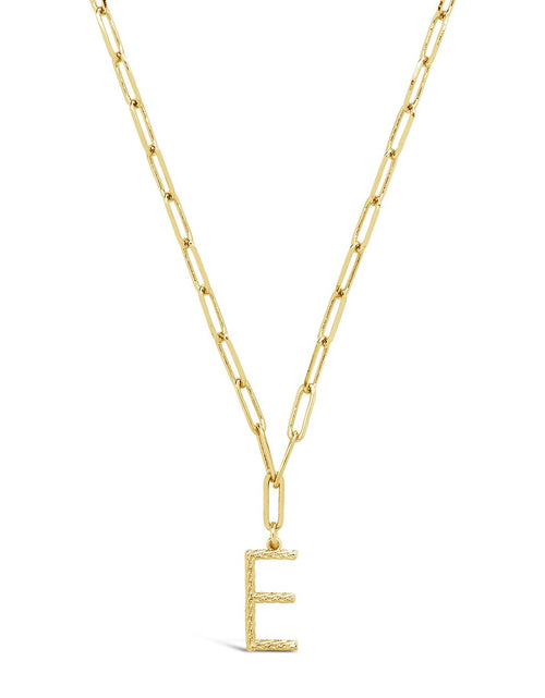 Load image into Gallery viewer, Braided Initial Pendant Necklace by Sterling Forever
