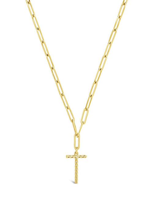 Load image into Gallery viewer, Braided Initial Pendant Necklace by Sterling Forever
