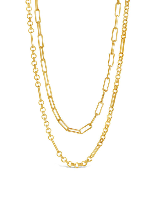 Load image into Gallery viewer, Shirin Layered Chain Necklace by Sterling Forever
