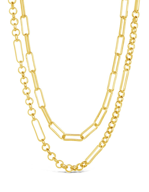 Load image into Gallery viewer, Shirin Layered Chain Necklace by Sterling Forever
