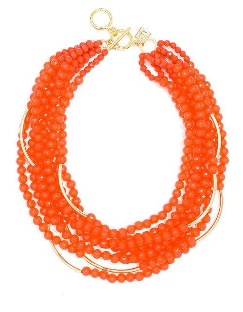 Load image into Gallery viewer, Catch The Wave Beaded Necklace by ZENZII
