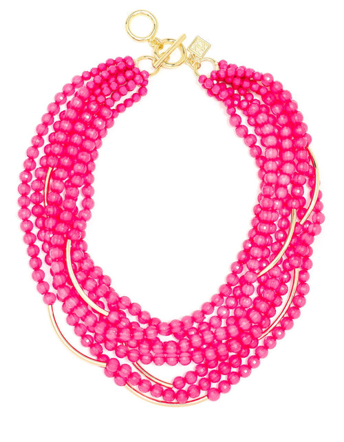 Load image into Gallery viewer, Catch The Wave Beaded Necklace by ZENZII
