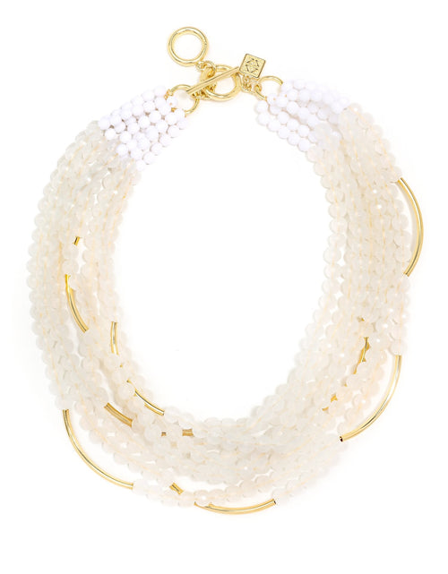 Load image into Gallery viewer, Catch The Wave Beaded Necklace by ZENZII
