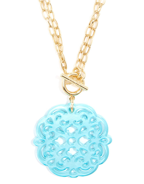 Load image into Gallery viewer, Allure Resin Pendant Necklace by ZENZII
