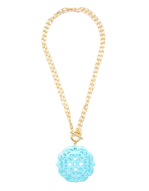 Load image into Gallery viewer, Allure Resin Pendant Necklace by ZENZII
