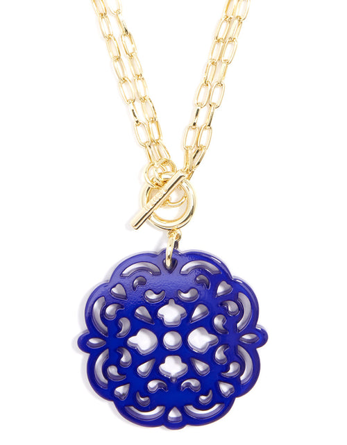 Load image into Gallery viewer, Allure Resin Pendant Necklace by ZENZII
