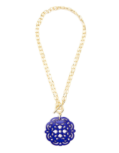 Load image into Gallery viewer, Allure Resin Pendant Necklace by ZENZII
