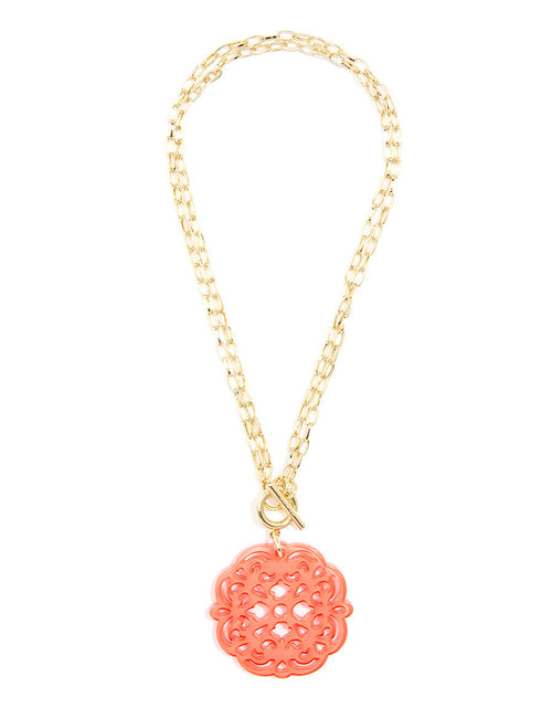 Load image into Gallery viewer, Allure Resin Pendant Necklace by ZENZII
