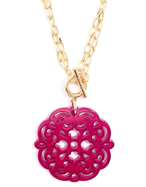 Load image into Gallery viewer, Allure Resin Pendant Necklace by ZENZII
