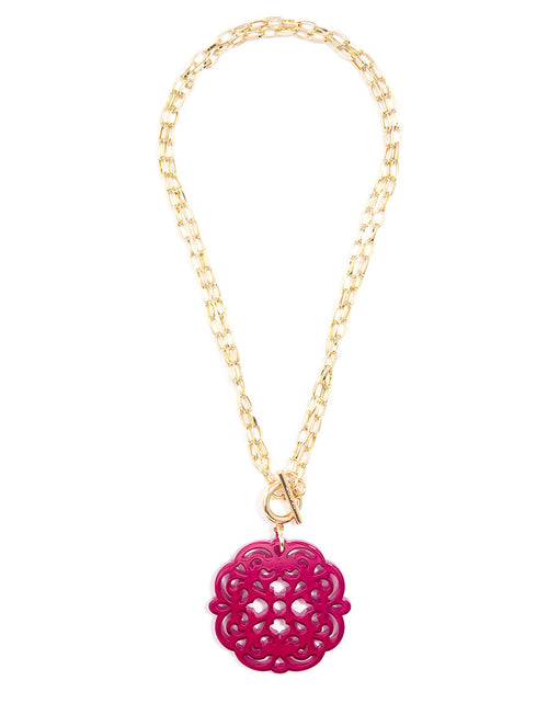 Load image into Gallery viewer, Allure Resin Pendant Necklace by ZENZII
