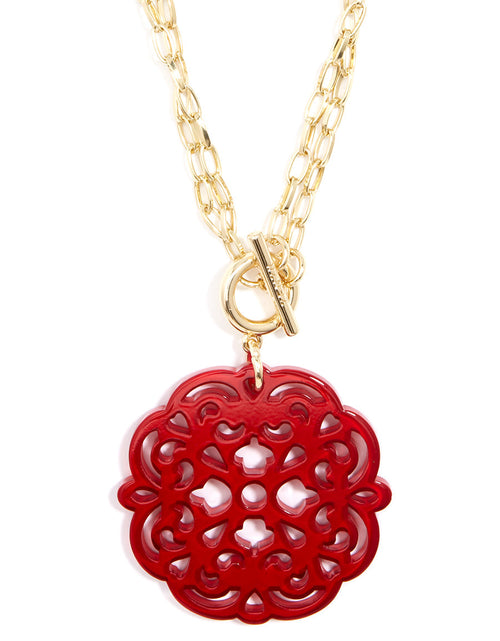 Load image into Gallery viewer, Allure Resin Pendant Necklace by ZENZII
