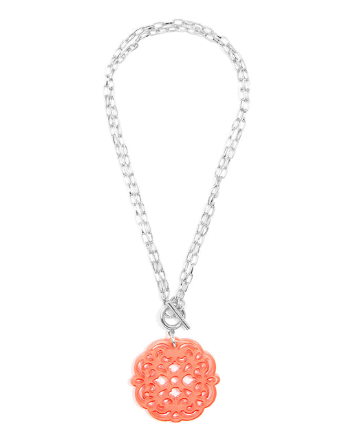 Load image into Gallery viewer, Allure Resin Pendant Necklace by ZENZII
