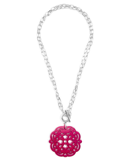 Load image into Gallery viewer, Allure Resin Pendant Necklace by ZENZII
