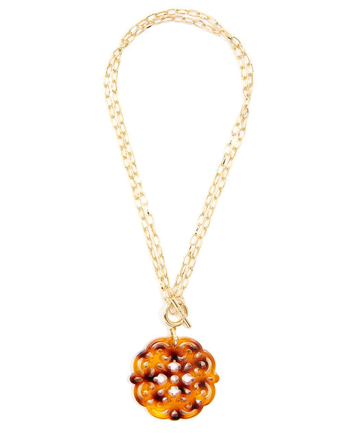 Load image into Gallery viewer, Allure Resin Pendant Necklace by ZENZII
