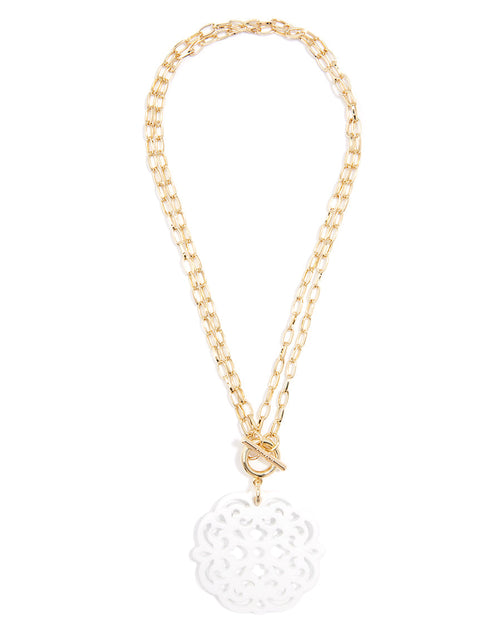 Load image into Gallery viewer, Allure Resin Pendant Necklace by ZENZII
