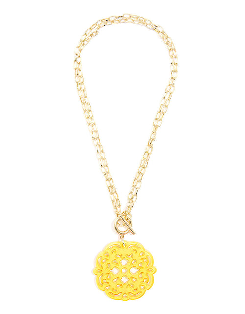 Load image into Gallery viewer, Allure Resin Pendant Necklace by ZENZII
