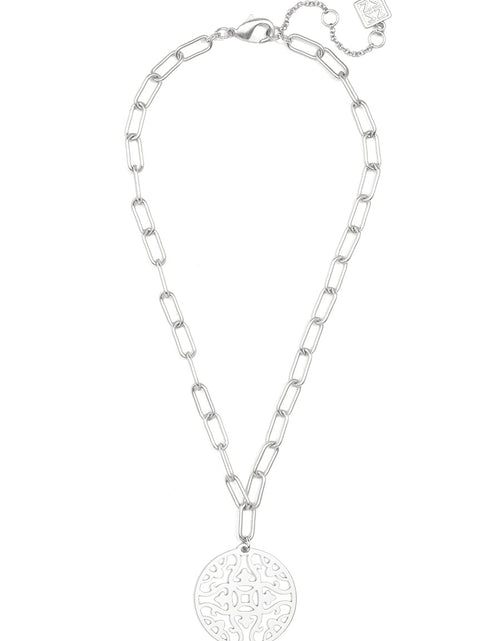 Load image into Gallery viewer, Rising Sun Pendant Chain Necklace by ZENZII

