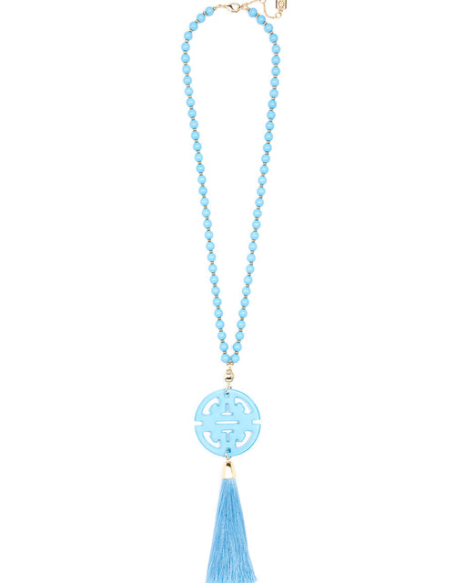 Load image into Gallery viewer, Nellie Tassel Pendant Necklace by ZENZII

