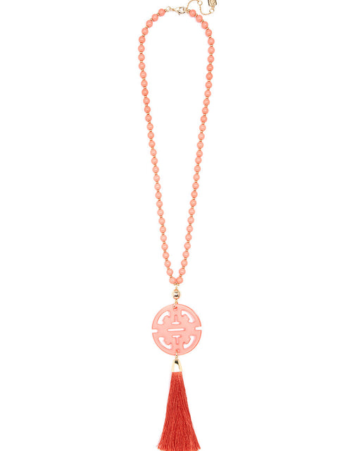Load image into Gallery viewer, Nellie Tassel Pendant Necklace by ZENZII
