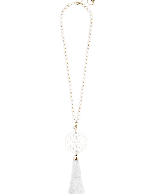 Load image into Gallery viewer, Nellie Tassel Pendant Necklace by ZENZII

