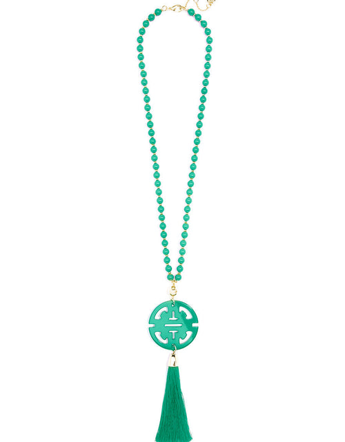 Load image into Gallery viewer, Nellie Tassel Pendant Necklace by ZENZII
