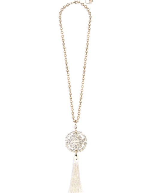 Load image into Gallery viewer, Nellie Tassel Pendant Necklace by ZENZII
