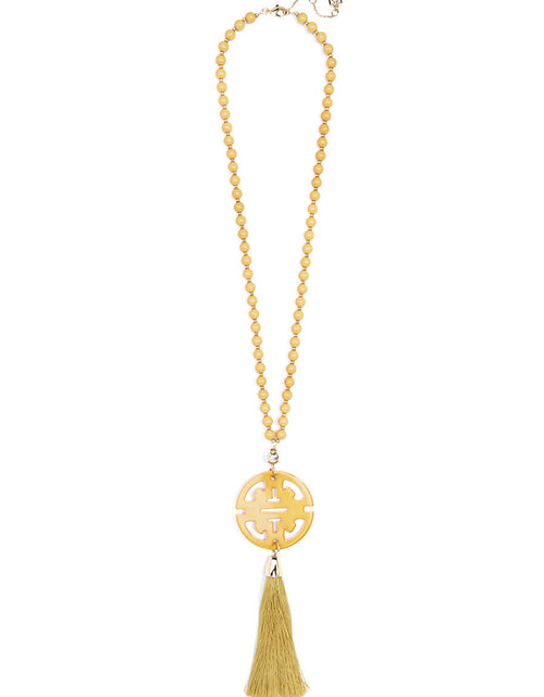 Load image into Gallery viewer, Nellie Tassel Pendant Necklace by ZENZII
