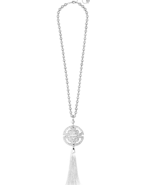 Load image into Gallery viewer, Nellie Tassel Pendant Necklace by ZENZII
