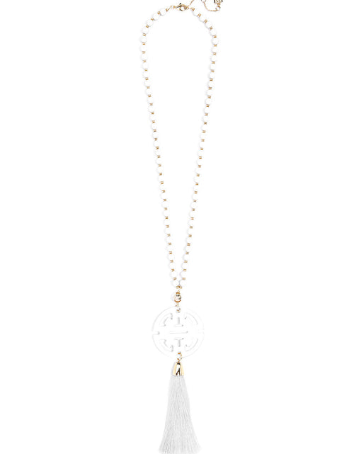 Load image into Gallery viewer, Nellie Tassel Pendant Necklace by ZENZII
