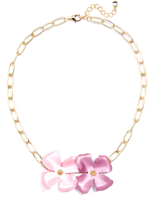Load image into Gallery viewer, Chroma Metals Chain Collar Necklace by ZENZII
