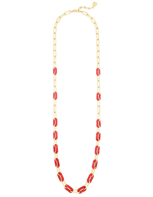 Load image into Gallery viewer, Lenna Long Links Necklace by ZENZII
