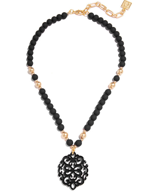 Load image into Gallery viewer, Mia Beaded Collar Necklace by ZENZII
