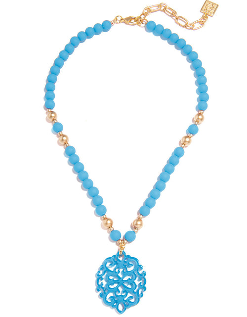 Load image into Gallery viewer, Mia Beaded Collar Necklace by ZENZII
