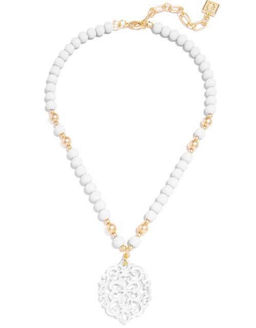 Load image into Gallery viewer, Mia Beaded Collar Necklace by ZENZII
