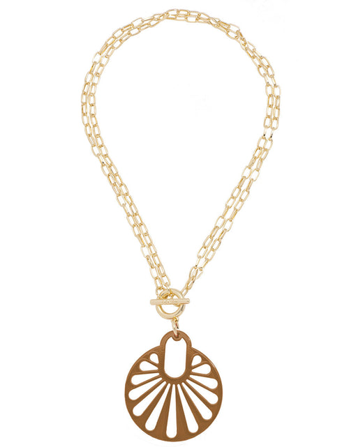 Load image into Gallery viewer, Fannie Pendant Necklace by ZENZII
