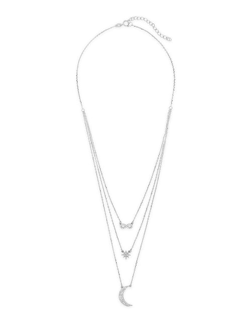 Load image into Gallery viewer, CZ Celestial Infinity Necklace by Sterling Forever
